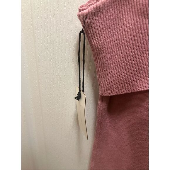 Line & Dot Sylvie Sleeveless one shoulder Midi Dress in Rose size S NWT - Picture 9 of 10